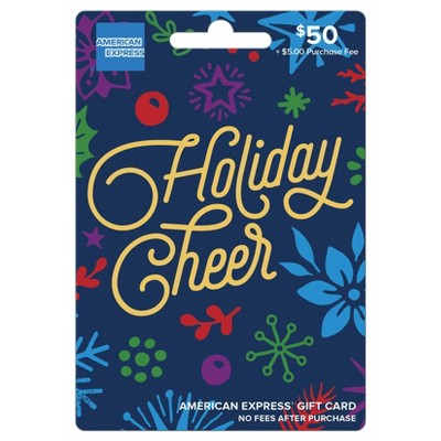 Amex Holiday Gift Card - $50 + $5 Fee