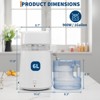 Distilled Water Machine 1 Gallon 4L Home Desktop Water Distiller Purifier Water Purification Filter Electric Water Distiller Countertop - 3 of 4