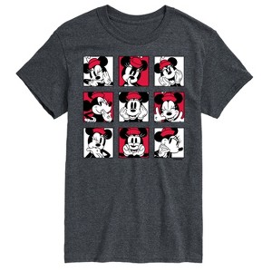 Men's - Disney - Minnie Grid Short Sleeve Graphic T-Shirt - 1 of 4