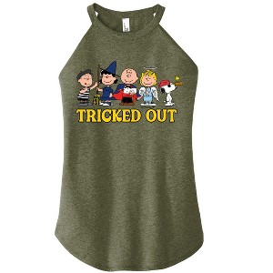 Women's - Peanuts - Tricked Out Graphic High Neck Tank - 1 of 4