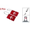 Unique Bargains Plane Print Reinforced aluminum alloy Luggage Tags - 4 of 4