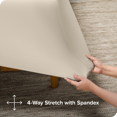 Twin Sand Microfiber Stretch Knit Sheet Set