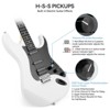 Whizmax Versatile 39" Electric Guitar Starter Kit with HSS Pickup, Sunburst Finish, Built-in Effects for Beginners & Professionals - 4 of 4