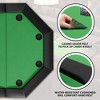 8-Player Foldable Octagon Poker Table with Cup Holders, Casino Game Table for Texas Hold'em, Blackjack, Card Night, Plastic Cup Holder - 4 of 4