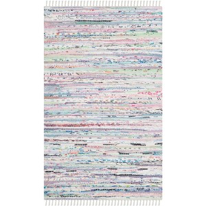 Rag Rug RAR125 Hand Woven Indoor Rugs - Safavieh - 1 of 4