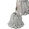 Northlight Fluted Bell Trio Christmas Decorations - 20" - White - Set of 2 - 4 of 4
