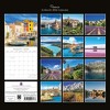 2026 Square Wall Calendar, Provence, 16-Month Passport Collection Theme with 180 Reminder Stickers (12x12 In) - 4 of 4