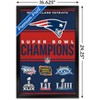 Trends International NFL New England Patriots - Champions 23 Framed Wall Poster Prints - 3 of 4