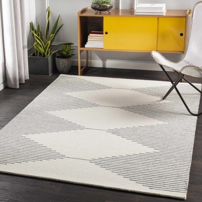 Hauteloom Rectangle Area Rug   Charcoal