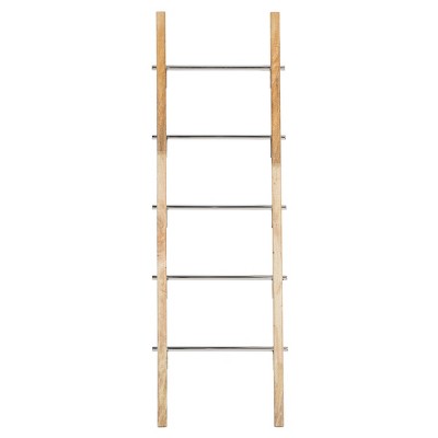 Contemporary Wood Ladder Brown - Olivia & May