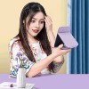 Mber Portable Travel Mirror for Makeup, Travel Makeup Mirror, Foldable Cosmetic Mirror, Adjustable Angle, 8.07"x6.1", Purple - 2 of 4