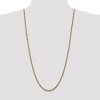 Black Bow Jewelry 3.5mm, 10k Yellow Gold Diamond Cut Solid Rope Chain Necklace - 2 of 4