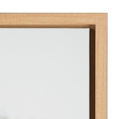Natural Framed Cheetah Cub Canvas Print, 18" x 24"
