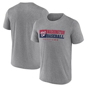 MLB Washington Nationals Men's Gray Short Sleeve T-Shirt - 1 of 4