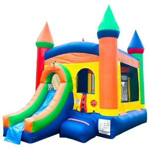 Pogo Bounce House Crossover Bounce House with Slide, No Blower - 1 of 4