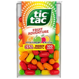 Tic Tac Single Fruit Adventure 100ct/1.7oz - 1 of 4
