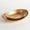 Plum & Post Janae Oval Decorative Bowls, Set of 2 - Gold Finish - 3 of 4