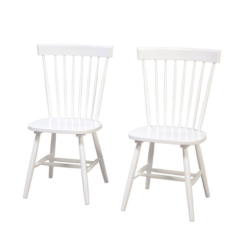 Set of 2 Venice High Back Contemporary Windsor Dining Chairs - Buylateral, 5 of 12