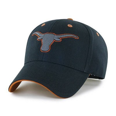 Ncaa Texas Longhorns Black Heavy Twill Structured Hat Target