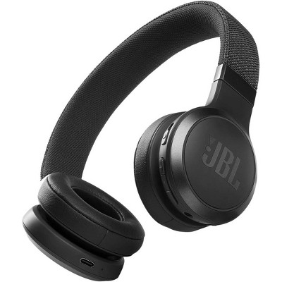 JBL Live 460NC Wireless On-Ear Noise Cancelling Headphones with Long Battery Life and Voice Assistant Control Black Manufacturer refurbished