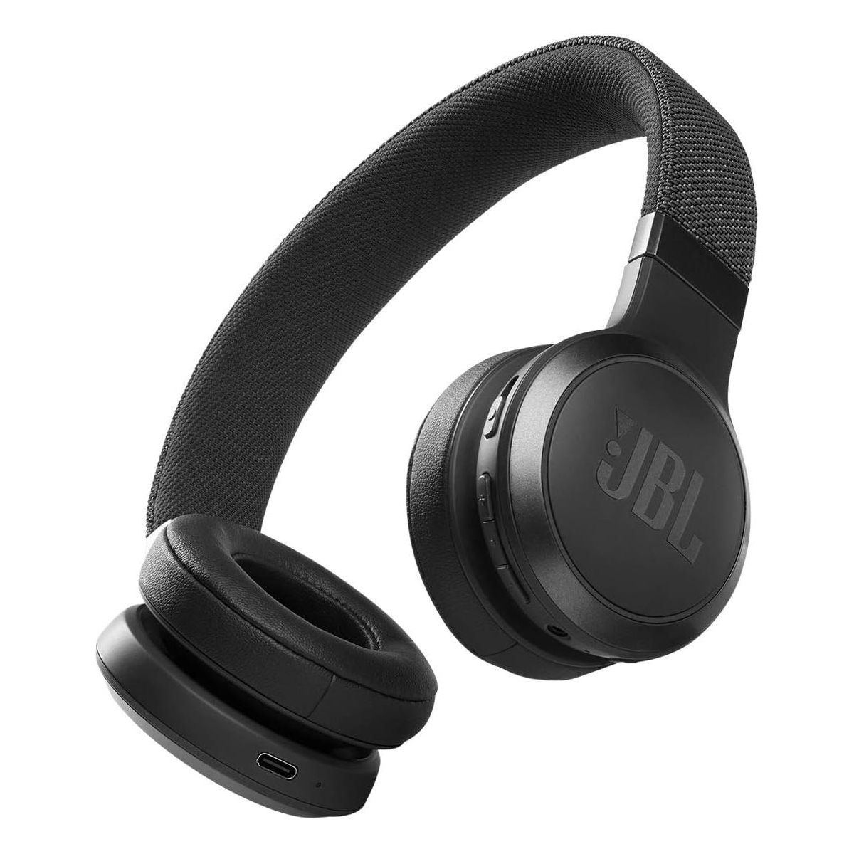 Refurbished: JBL Live 460NC Wireless On-Ear Noise Cancelling Headphones with Voice Control Black - Manufacturer refurbished