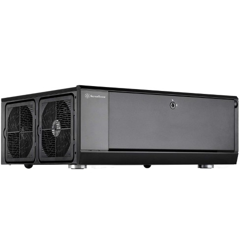 SilverStone Technology GD10B Home Theater Computer Case (HTPC) with Lockable Front Panel for ATX/Micro-ATX Motherboards GD10B-x - image 1 of 4