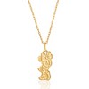 Disney Minnie Mouse Womens 10KT Yellow Gold Pendant Necklace, 18'' - 3 of 4