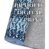 Acekool 9x12 Washable Area Rug, Modern Printed Braided Look, Non-Slip, Stain Resistant Large Brown Carpet for Bedroom, Living Room, Dining Room - 4 of 4