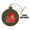 Sacred Heart University Secondary Logo Wood Christmas Tree Holiday Ornament - 2 of 4