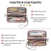 Ladies' clutch bag with anti-theft wrist strap,leather wallet,large-capacity credit card holder,handle-style carry strap - 3 of 4
