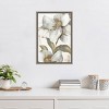 Amanti Art 16"x23" Italian Love (White Lilies) by Eva Watts Framed Canvas Wall Art Print - 4 of 4