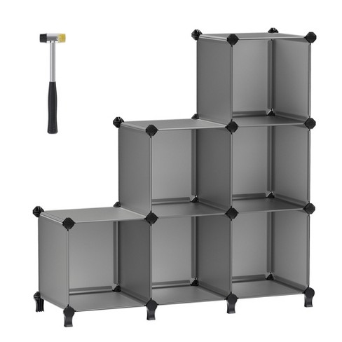 White 6-Cube Modular Storage Organizer