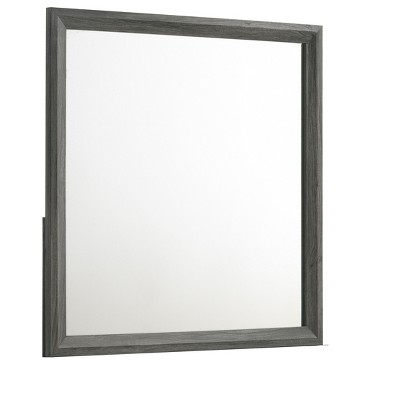 Denver Modern Style Mirror Made with Wood in Gray same asG150108546 (NJ inventory)