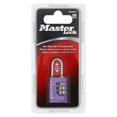 master lock 3 dial combination