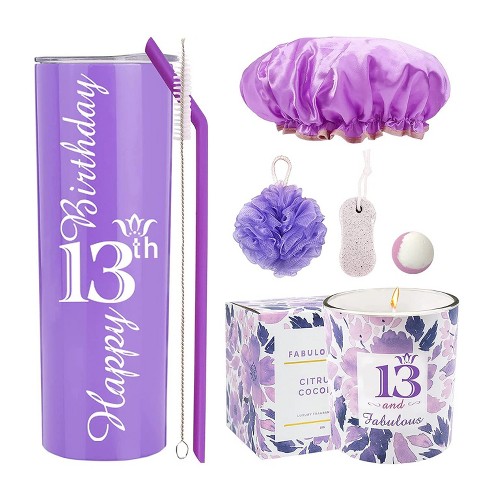 VeryMerryMakering 13th Birthday Tumbler Gifts for Girls - Purple - image 1 of 4