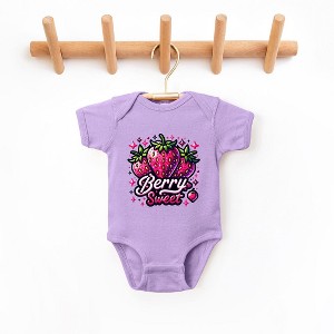 The Juniper Shop Berry Sweet Strawberry Baby Bodysuit - 1 of 2