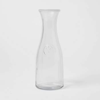 Hiware 64 Ounces Glass Pitcher with Lid/Water Pitcher with Handle - Good  Beverage Carafe Pitcher for Juice, Milk, Beverage, Hot/Cold Water & Iced  Tea