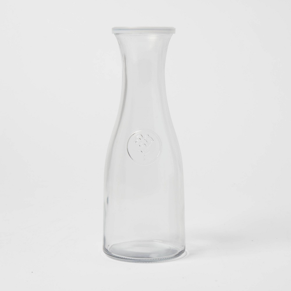 Photos - Serving Pieces 32oz Glass Carafe with Lid - Threshold™