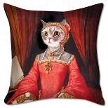 Accoutrements Renaissance Kitty 18" X 18" Pillow Cover