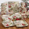 16oz 4pk Earthenware Evergreen Christmas Mugs - Certified International - 3 of 3