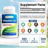 Best Naturals Vitamin D3 – 300 Tablets – Made in USA, Non-GMO, Gluten Free, No Artificial Color, Flavor or Preservatives–Dietary Supplement(1000 IU) - 2 of 4