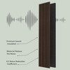 0.83 in. x 7.87 ft. x 1 ft. Slat Wood Sound Absorbing Decorative Wall Paneling 2-Pack - 4 of 4