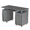 NicBex Versatile Writing Desk Complete Workstation Computer Desk with Storage for Living Room, Office - 3 of 4