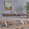 VYNXARIA Farmhouse dining table,imbuing your living space with a warm - 2 of 4