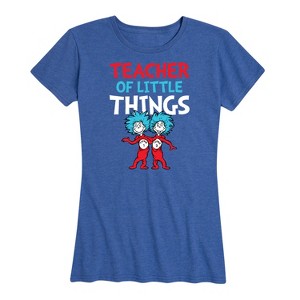 Women's - Dr. Seuss - Teacher Of Little Things Short Sleeve Graphic T-Shirt - 1 of 4