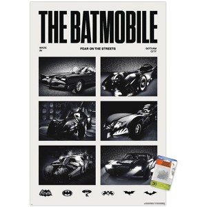 Trends International DC Comics Batman: The Batmobile Fear The Streets Unframed Wall Poster Prints - 1 of 4