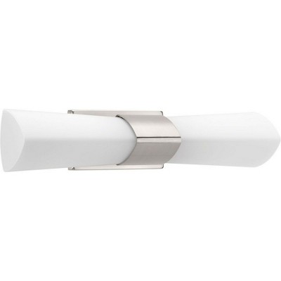 Zura Brushed Nickel 21" Modern Bath Vanity Light