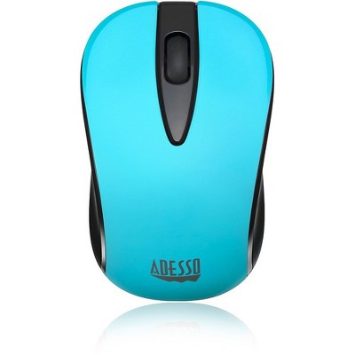 Adesso iMouse S70L - Wireless Optical Neon Mouse - Optical - Wireless - Radio Frequency - Neon Blue - USB - 1000 dpi - Scroll Wheel - 3 Button(s)
