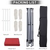 Ainfox 10'×10'  Portable Canopy With Carrying Bag - 4 of 4