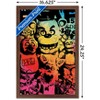 Trends International Five Nights at Freddy's - Rainbow Framed Wall Poster Prints Mahogany Framed Version 14.725" x 22.375" - 3 of 4